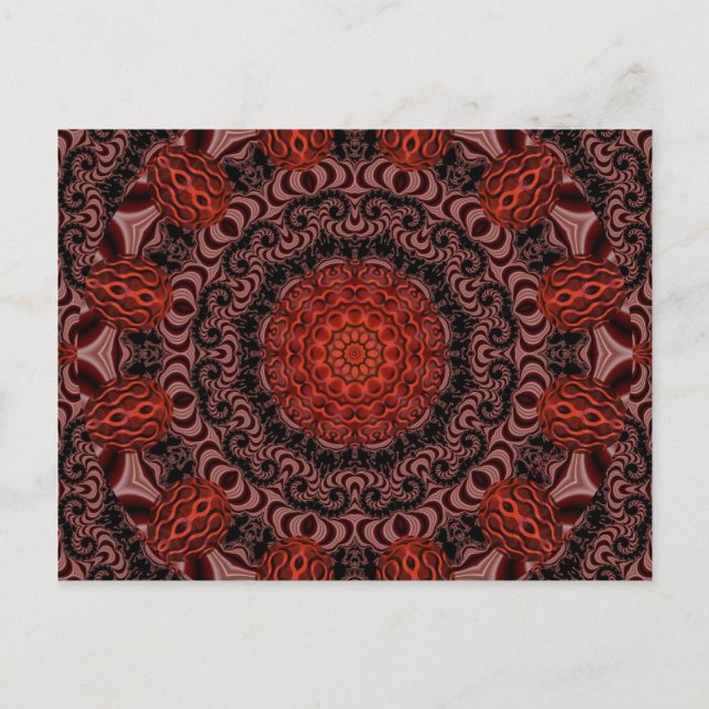 Chocolate and Strawberries, Abstract Postcard (Front)