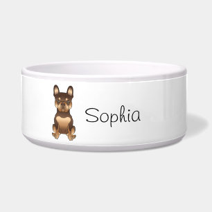 Chocolate And Tan French Bulldog Cute Dog & Name