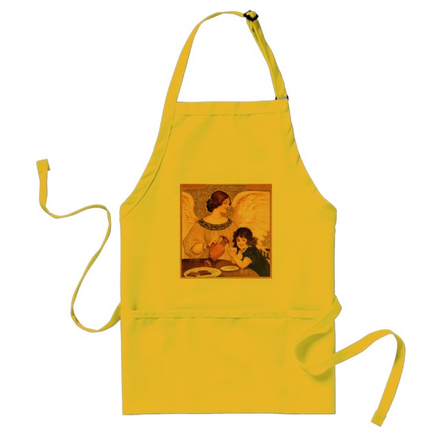 Chocolate Angel French Antique Standard Apron (Front)