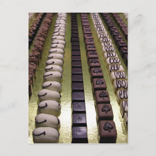 Chocolate assortments postcard (Front)
