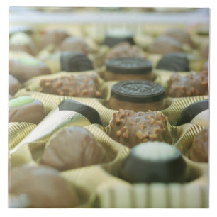 Chocolate assortments tile