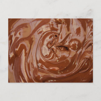 Chocolate Background Postcard