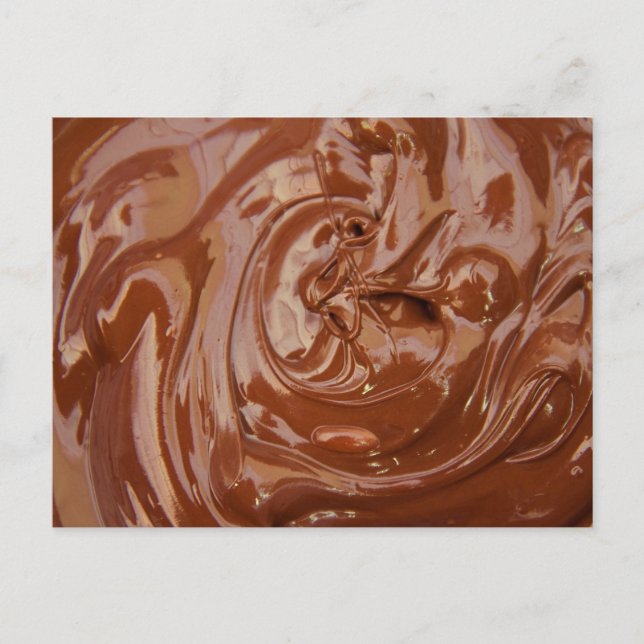 Chocolate Background Postcard (Front)