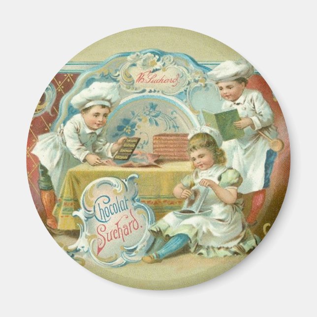 Chocolate Bakers Antique Magnet (Front)