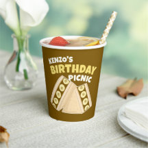 Chocolate Banana Sandwich Birthday Picnic Party