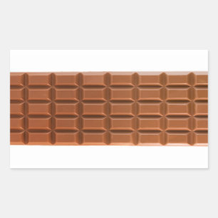 Chocolate bar background sticker
