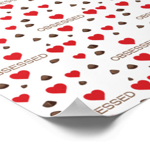Chocolate Bar Cocoa Lovers Chocoholic Junk Food Poster