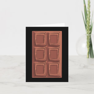 Chocolate Bar S'mores Costume Group Camping  Card