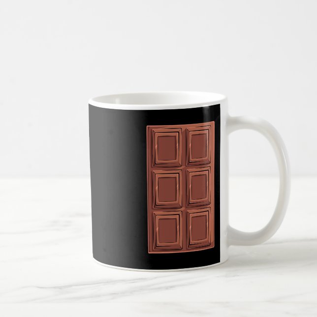Chocolate Bar S'mores Costume Group Camping  Coffee Mug (Right)