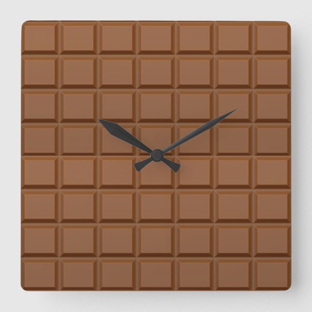 "Chocolate Bar" wall clock (Front)