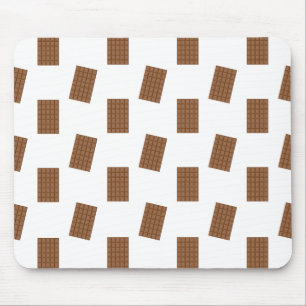Chocolate Bars White Background Mouse Pad