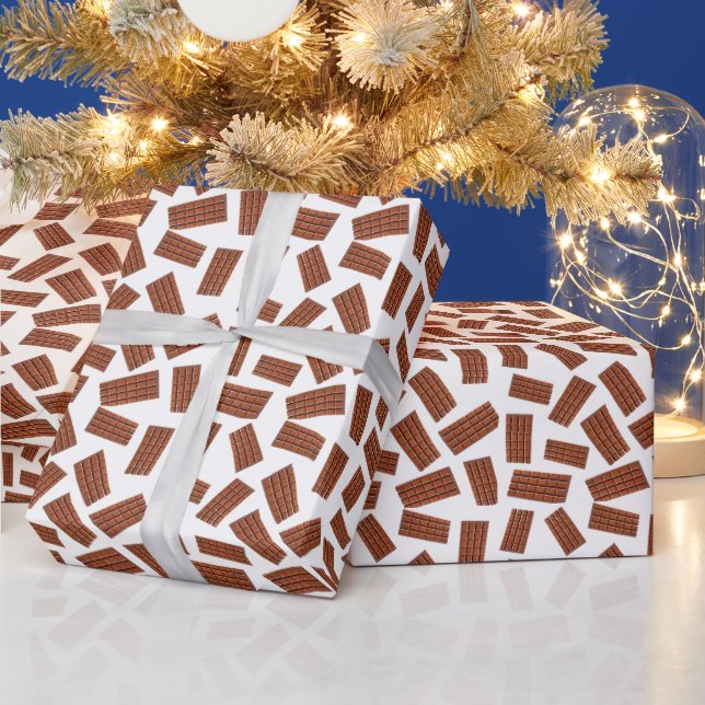 Chocolate bars wrapping paper (Holidays)