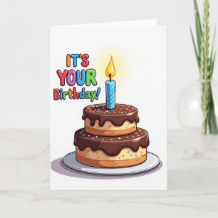 Chocolate Birthday Treat Card