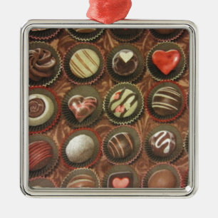 Chocolate Box Metal Ornament