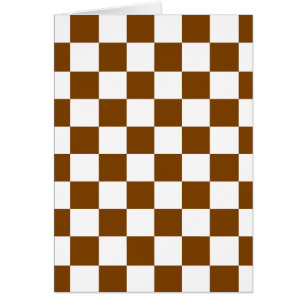 Chocolate Brown Checks