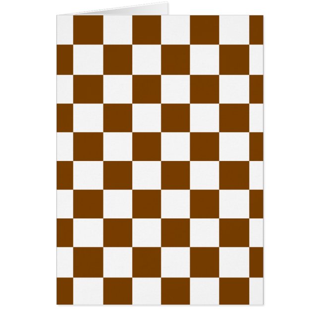 Chocolate Brown Checks (Front)