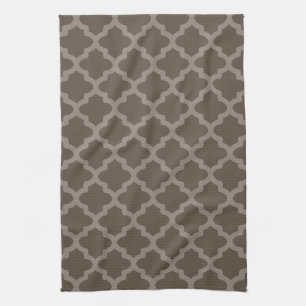 Chocolate Brown Classic Kitchen Towel Gift