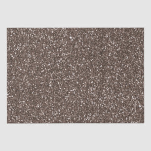 Chocolate Brown Glitter Tissue Paper