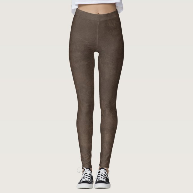 Chocolate Brown  Leggings (Front)