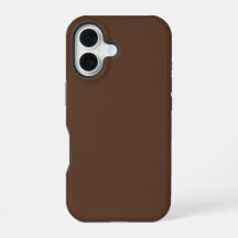 Chocolate Brown Plain Solid Colour