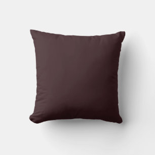 Chocolate Brown Solid Colour  Cushion