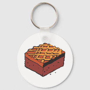 chocolate brownie key ring