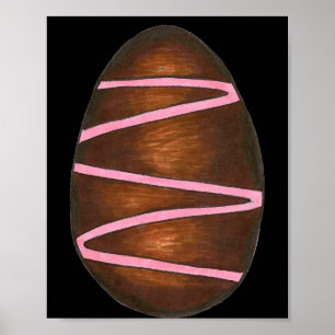 Chocolate buttercream easter egg candies t shirt poster