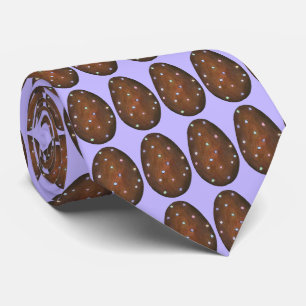 Chocolate Buttercream Easter Egg Candy Purple Tie
