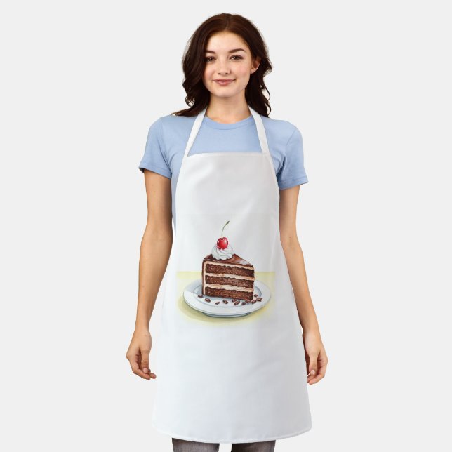 Chocolate Cake Apron (Worn)
