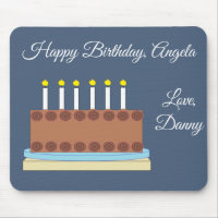 Chocolate Cake  & Blue-Grey Birthday