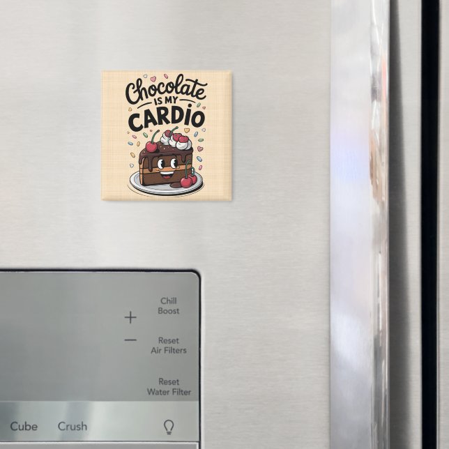 Chocolate cake festival magnet (In Situ (Fridge))