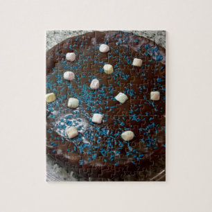 Chocolate cake jigsaw puzzle