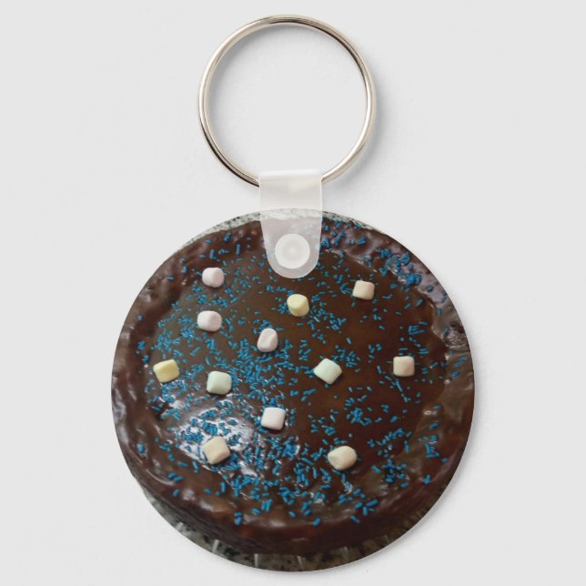 Chocolate cake key ring (Front)
