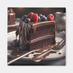 Chocolate Cake Magnet