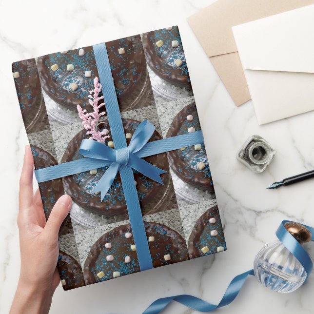 Chocolate cake wrapping paper (Gifting)