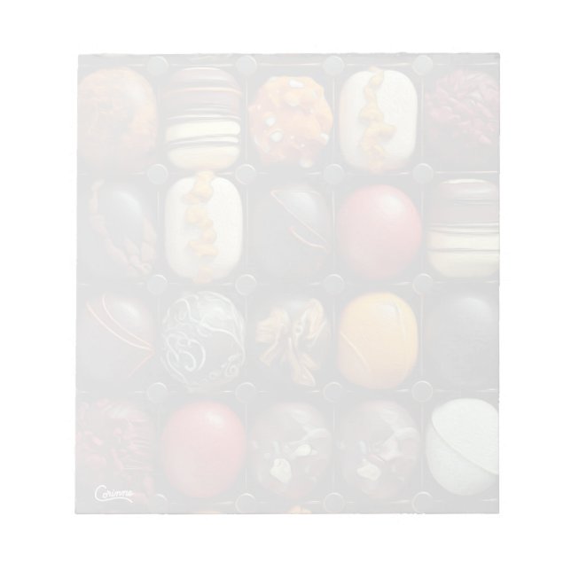 Chocolate Candy - 5.5" x 6" Notepad (Front)
