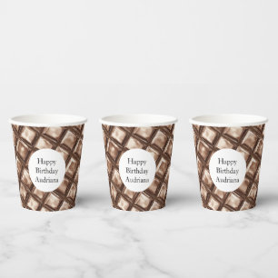 Chocolate Candy Bar Paper Cups