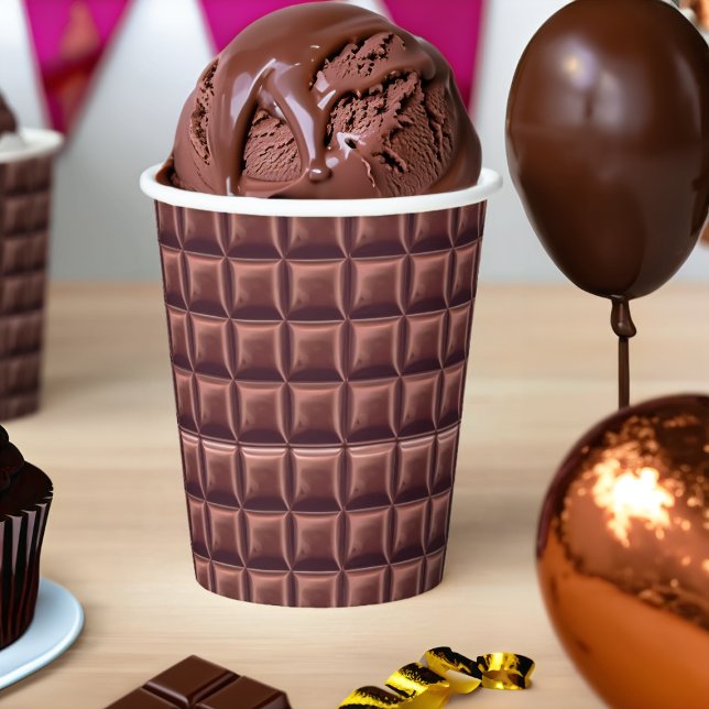 Chocolate Candy Bar Party Paper Cups (Creator Uploaded)