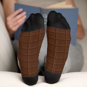 Chocolate candy bar socks. Funny gift idea. Socks