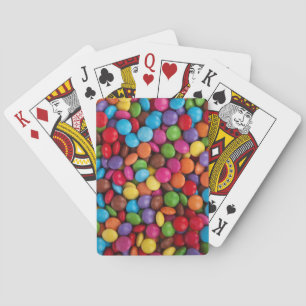 Chocolate Candy Beans Playing Cards