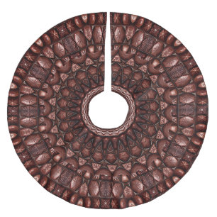 Chocolate Candy Christmas Tree Skirt