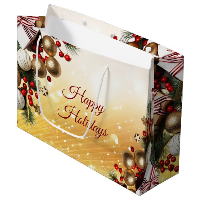 Chocolate Candy Gift Bag (Front Angled)