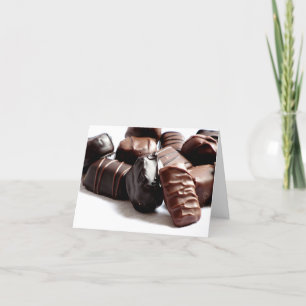 Chocolate Candy Greeting Card #1 11100
