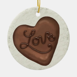 Chocolate Candy Love - SRF Ceramic Ornament