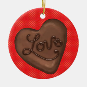 Chocolate Candy Love - SRF Ceramic Tree Decoration