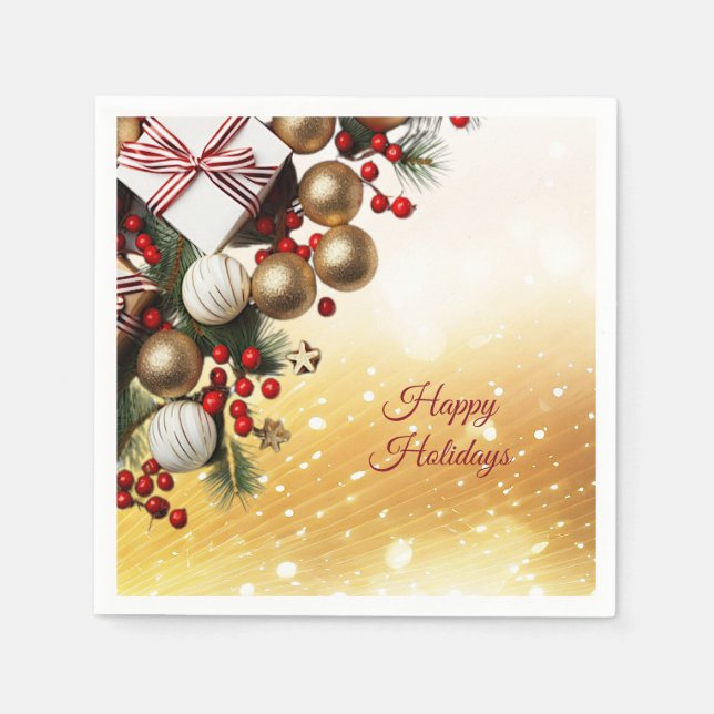 Chocolate Candy Paper Napkin (Front)