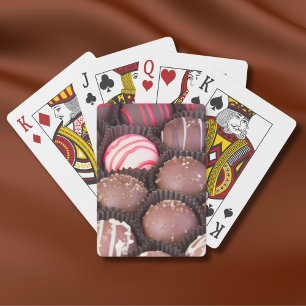 Chocolate Candy Truffles Playing Cards