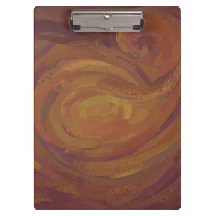 Chocolate Carmel Swirl Clipboard