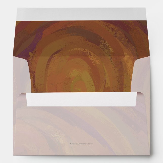 Chocolate Carmel Swirl Envelopes (Back (Bottom))