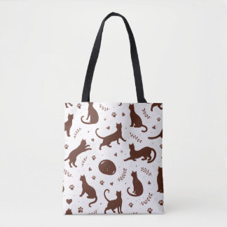 Chocolate Cats Tote Bag